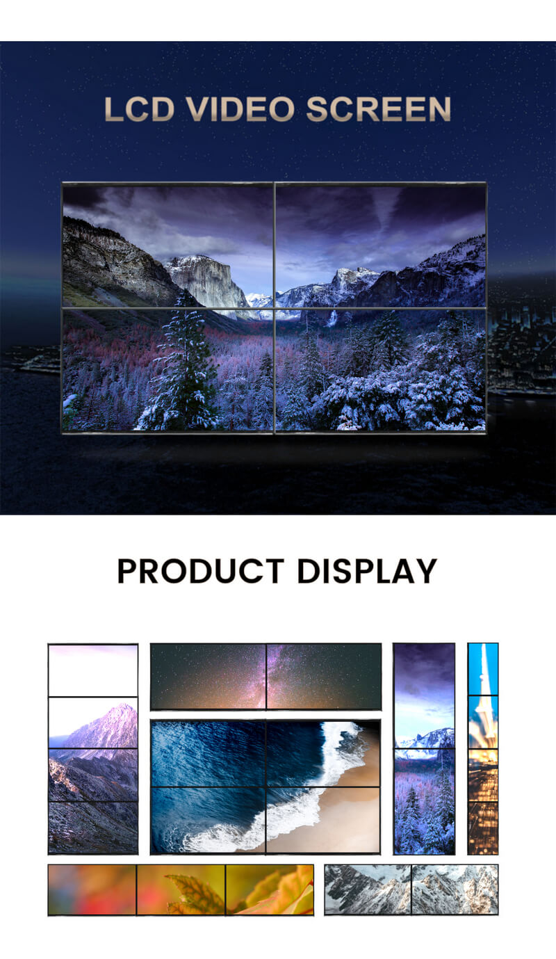 boe 46″ 1.7mm lcd video wall5