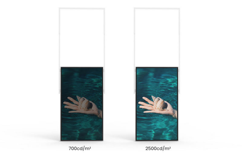 double sided high brightness hanging display8