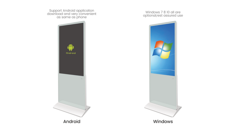 floor standing digital signage a5