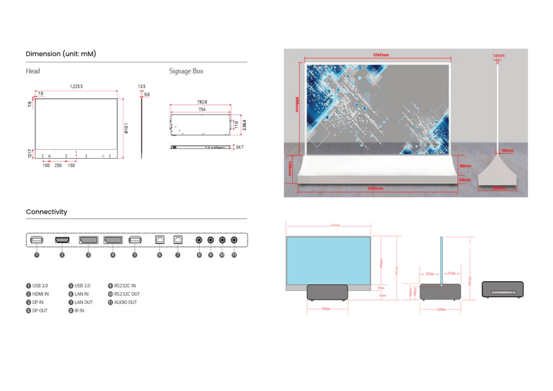 wall-mount digital signage screen2